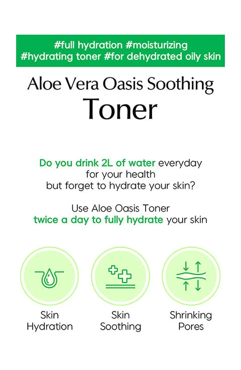[DEOPROCE] Aloe Vera Oasis Soothing Toner (150Ml/5.07fl.oz)