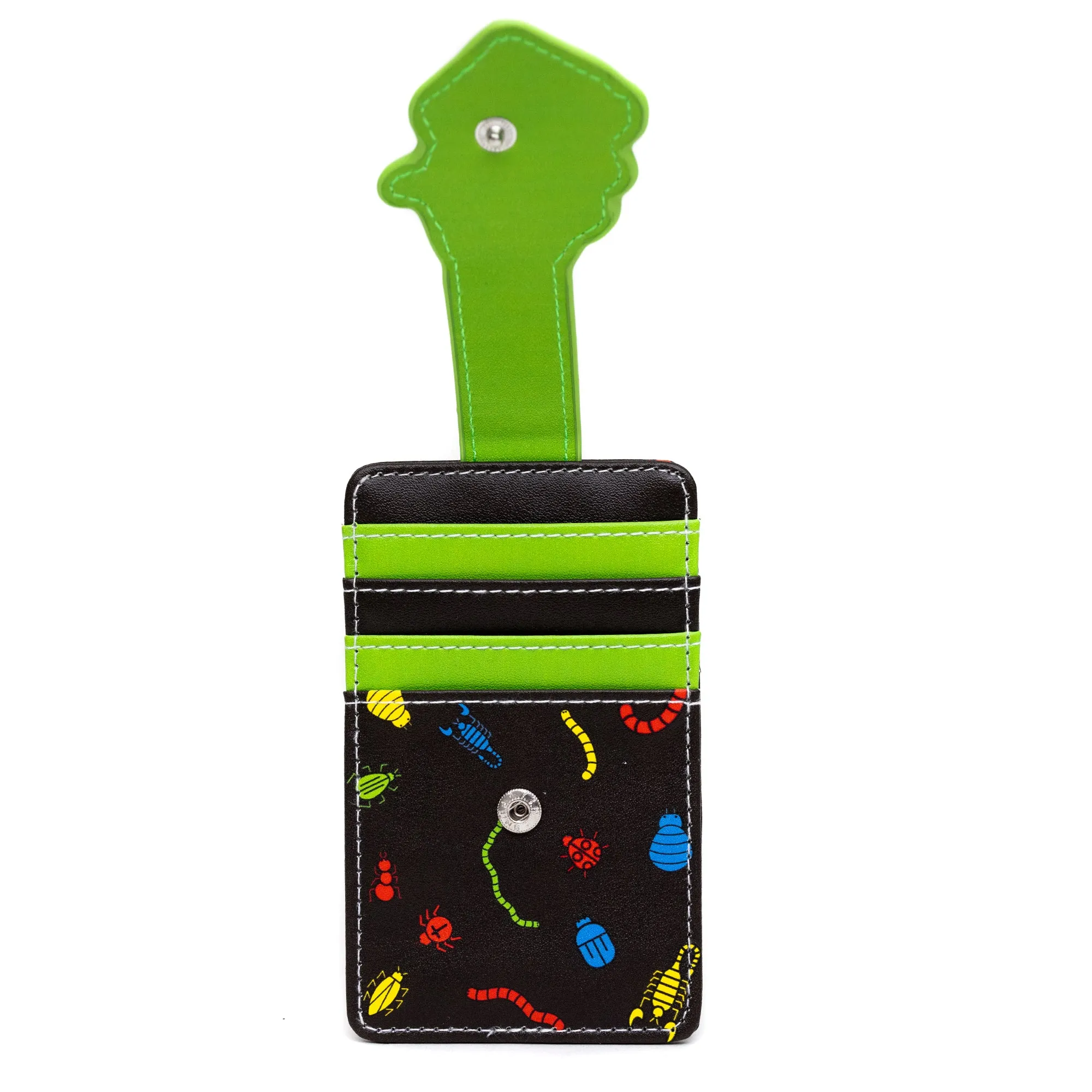 Disney Wallet, Character Wallet ID Card Holder, The Nightmare Before Christmas Oogie Boogie Green Black, Vegan Leather