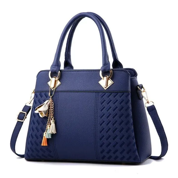 Elegant Korean Style Tassel Handbag – Chic Shoulder Crossbody Bag