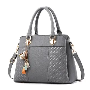 Elegant Korean Style Tassel Handbag – Chic Shoulder Crossbody Bag