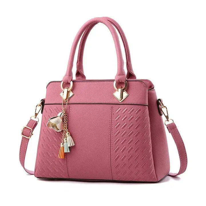 Elegant Korean Style Tassel Handbag – Chic Shoulder Crossbody Bag