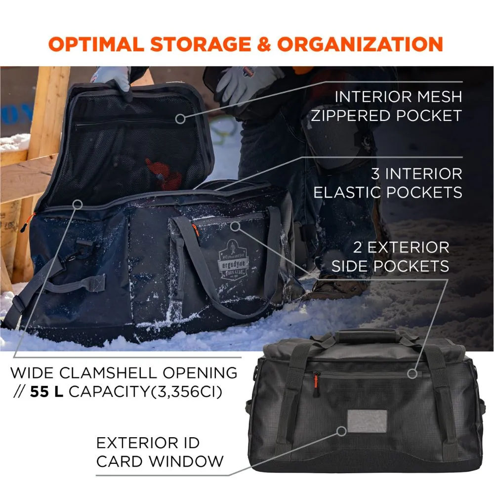 Ergodyne 13035 #5031 S Black Water-Resistant Duffel Bag