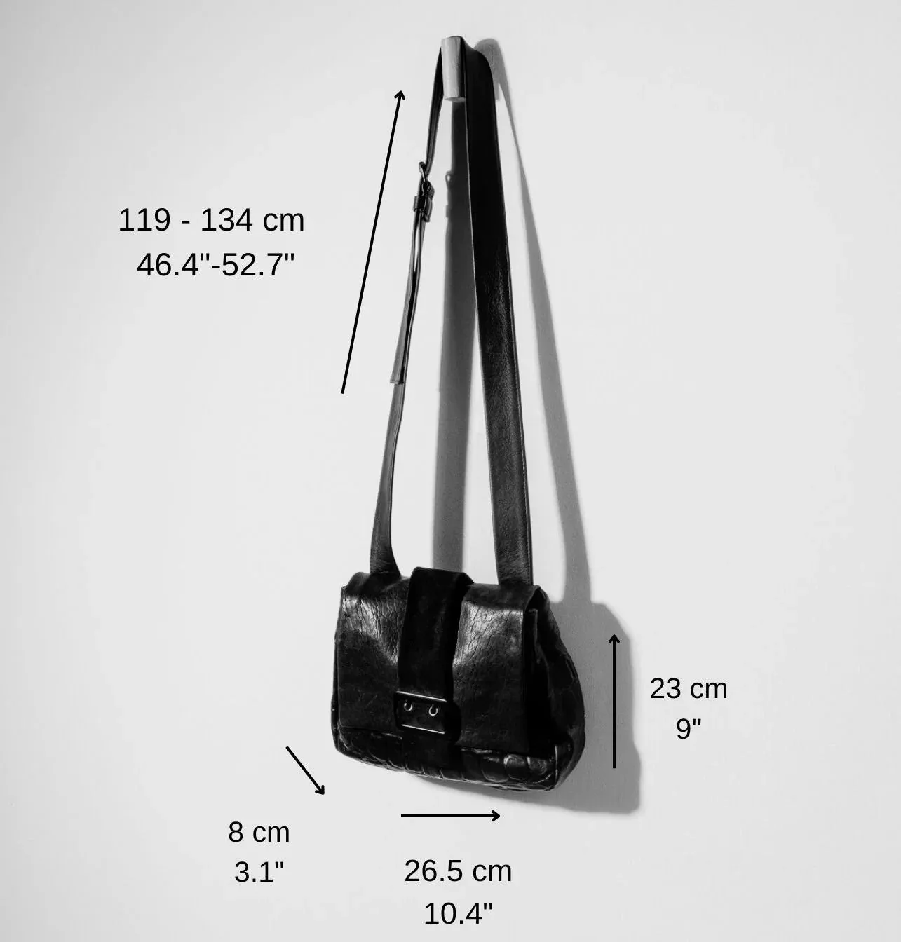 Eva Messenger Bag -  Mocca Croco