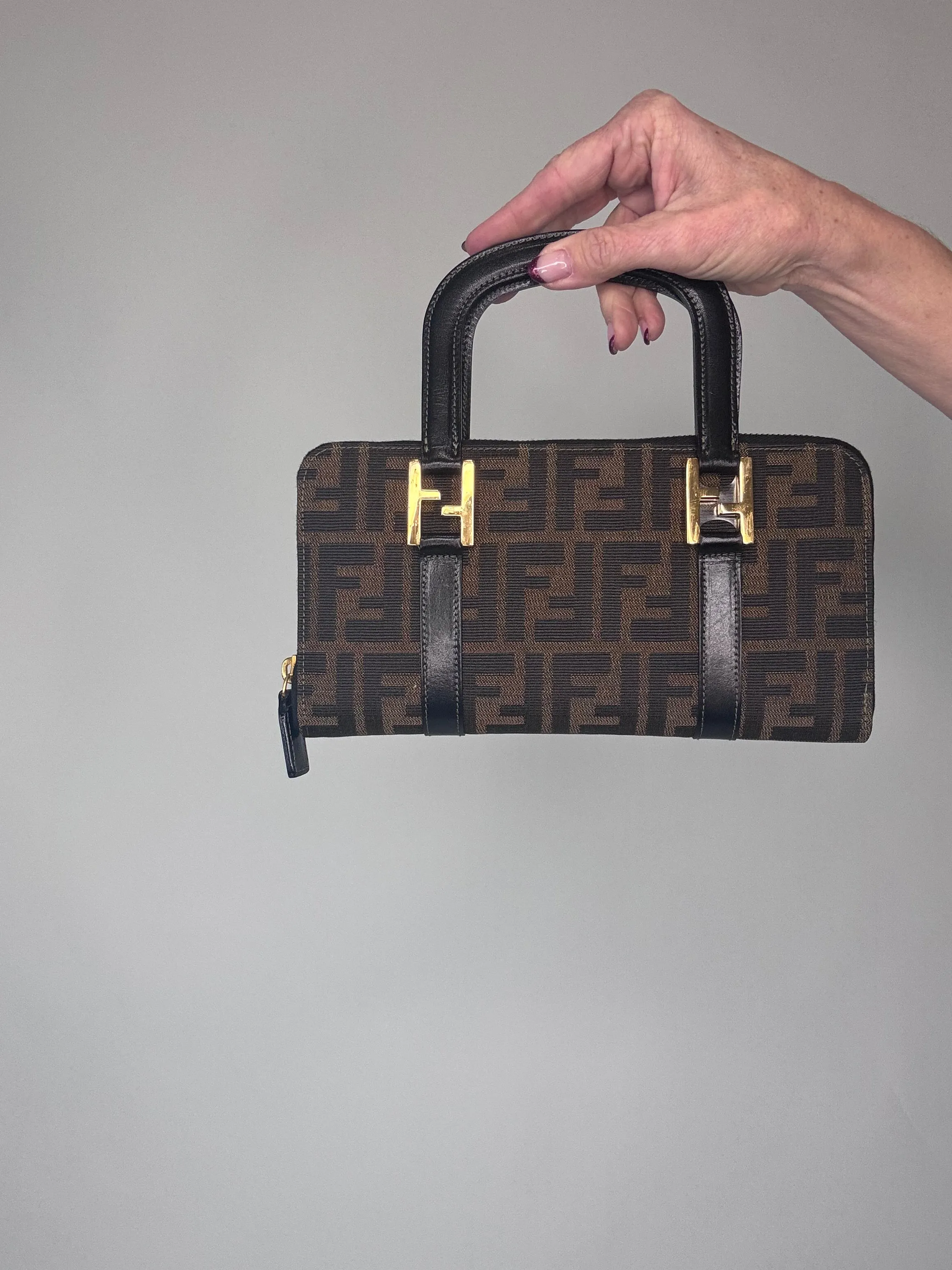 Fendi Zucca Wallet Bag