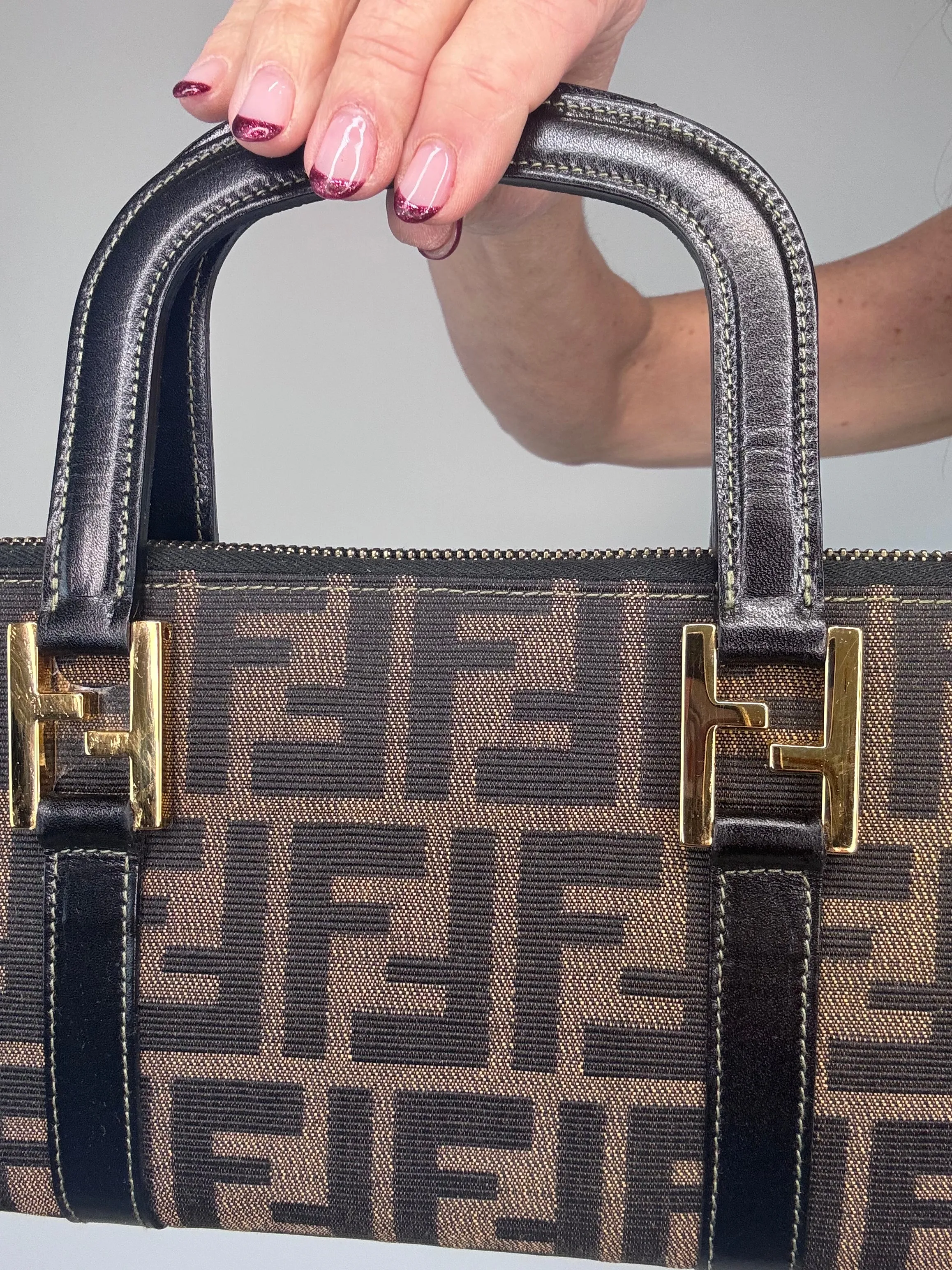 Fendi Zucca Wallet Bag