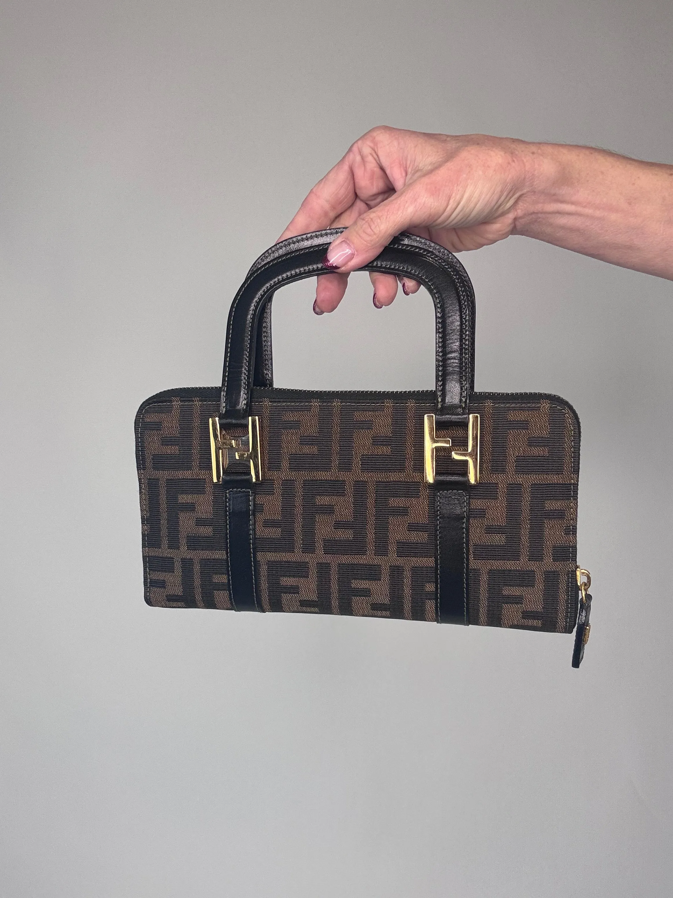Fendi Zucca Wallet Bag