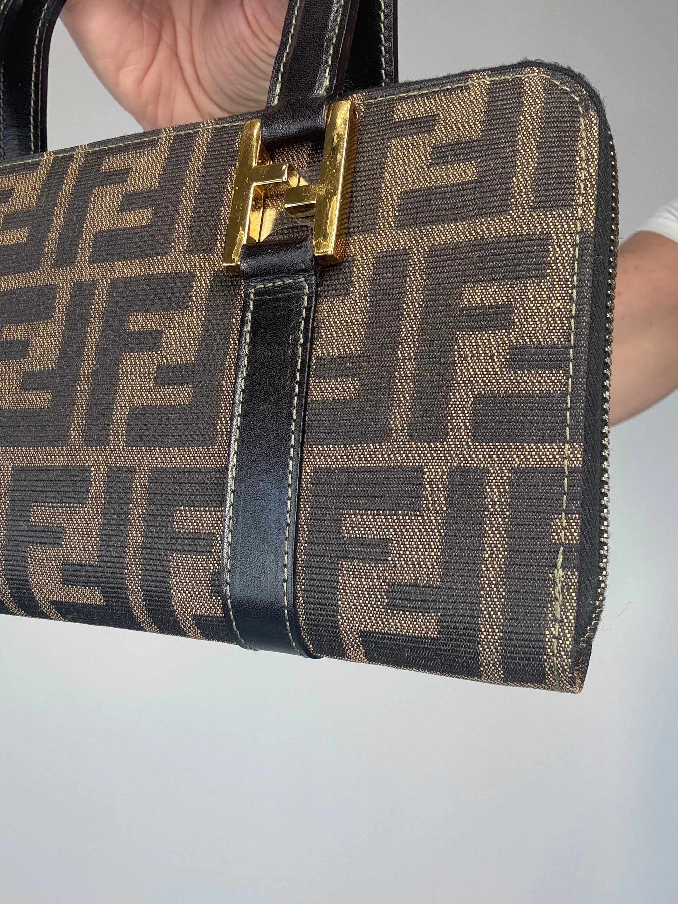 Fendi Zucca Wallet Bag