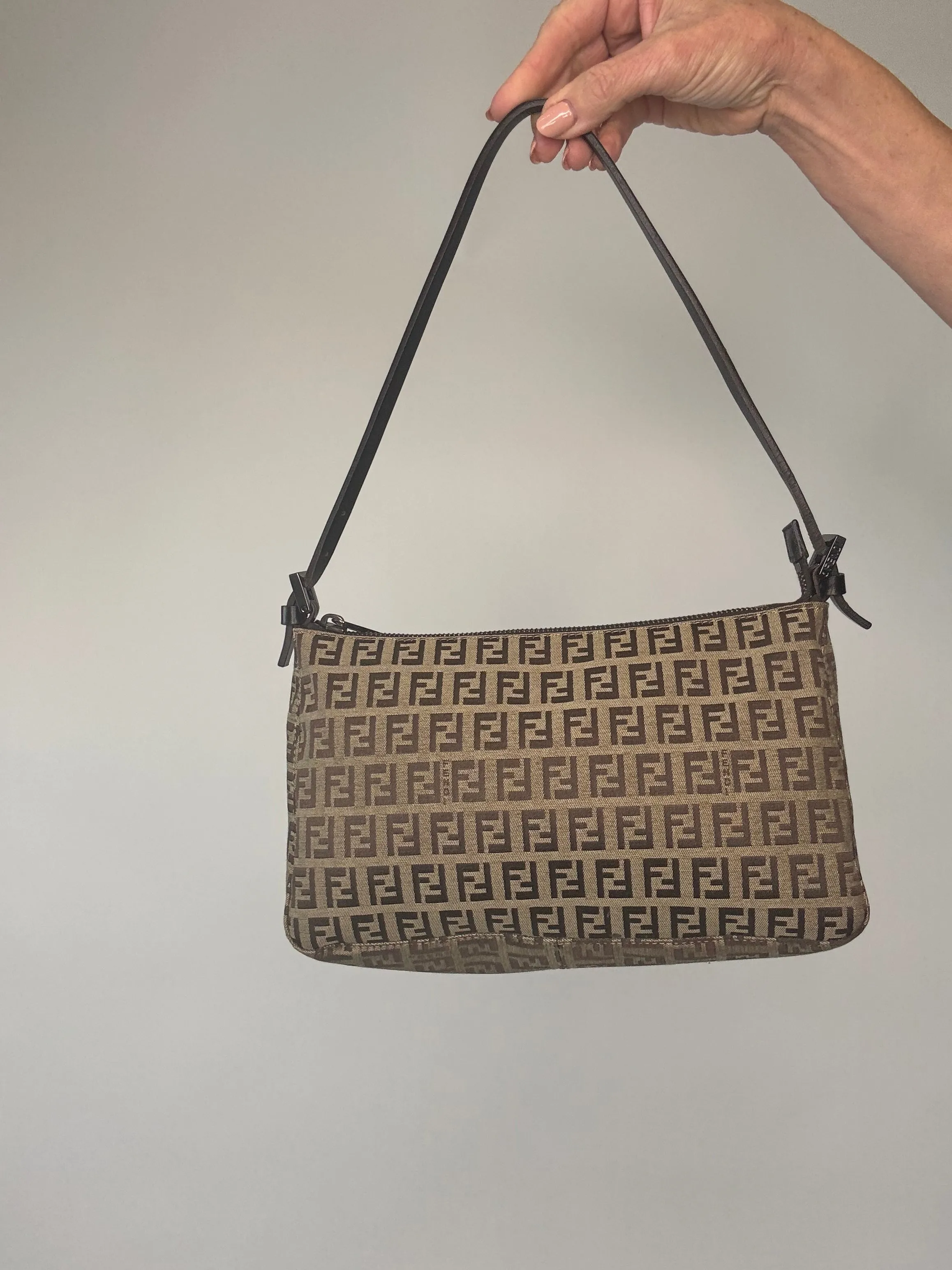 Fendi Zucchini Pochette Shoulder Bag