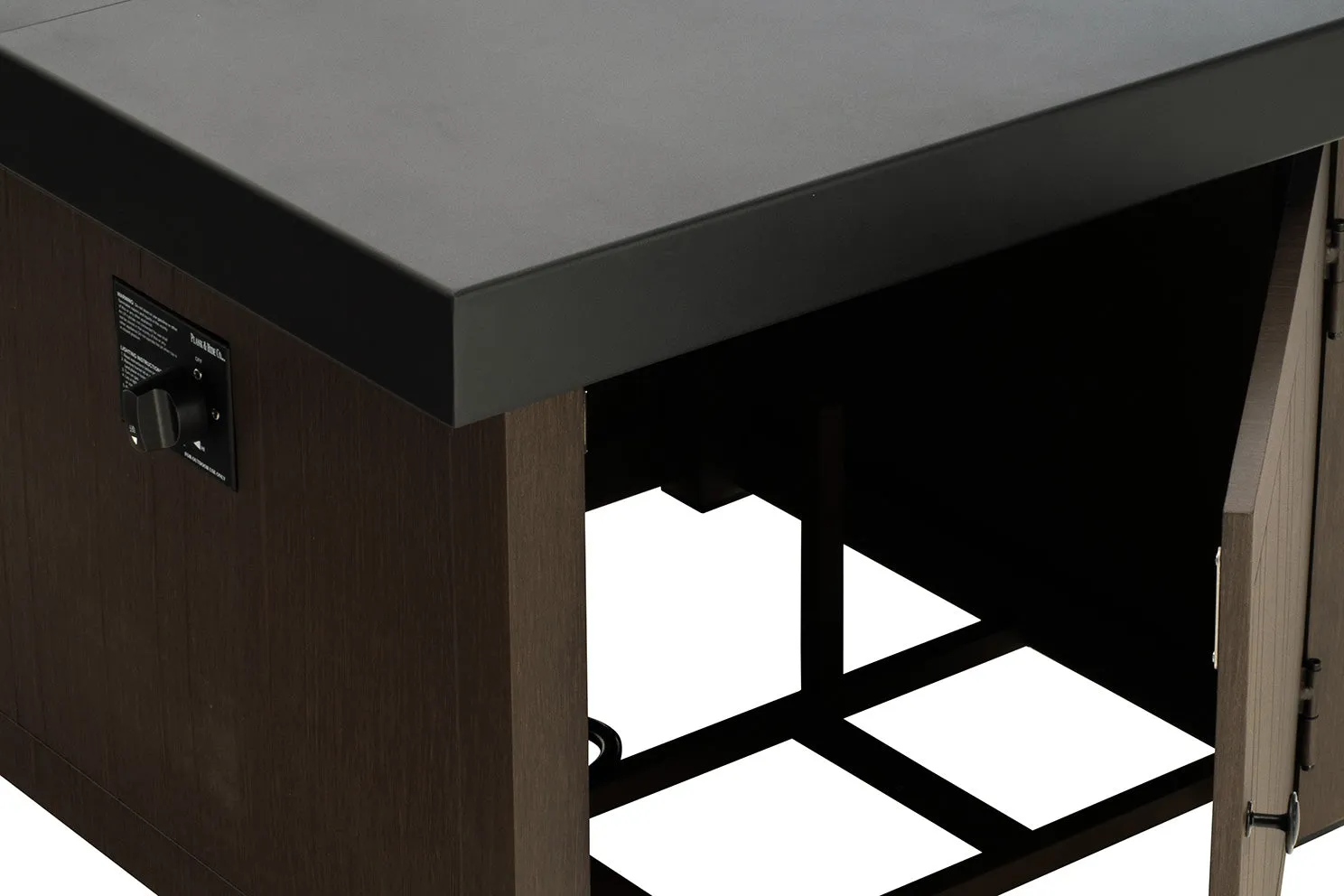 Functional Square Fire Pit Table