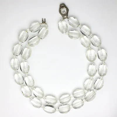 Glass Bead 2-Strand Necklace