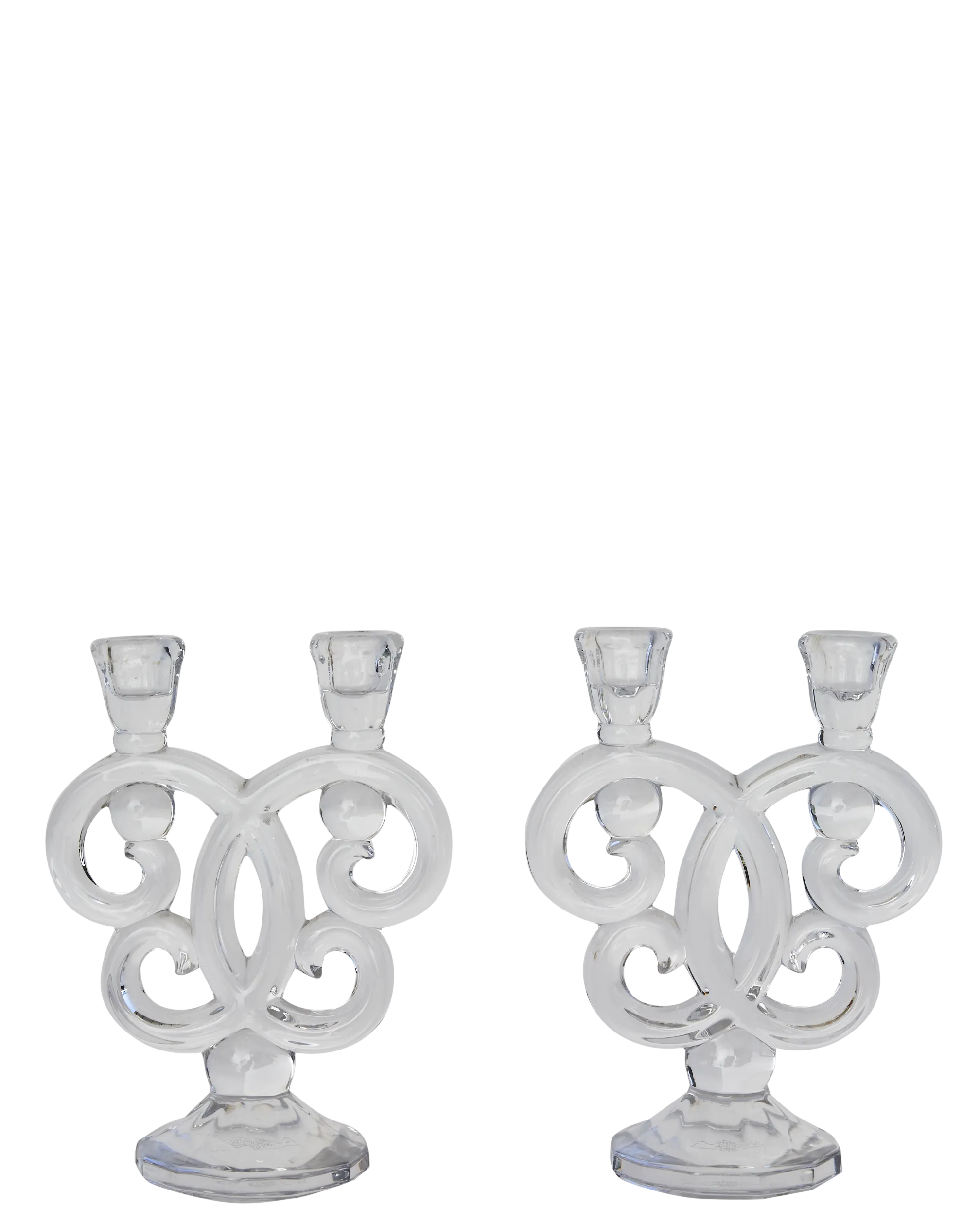 Glass Candle Holders