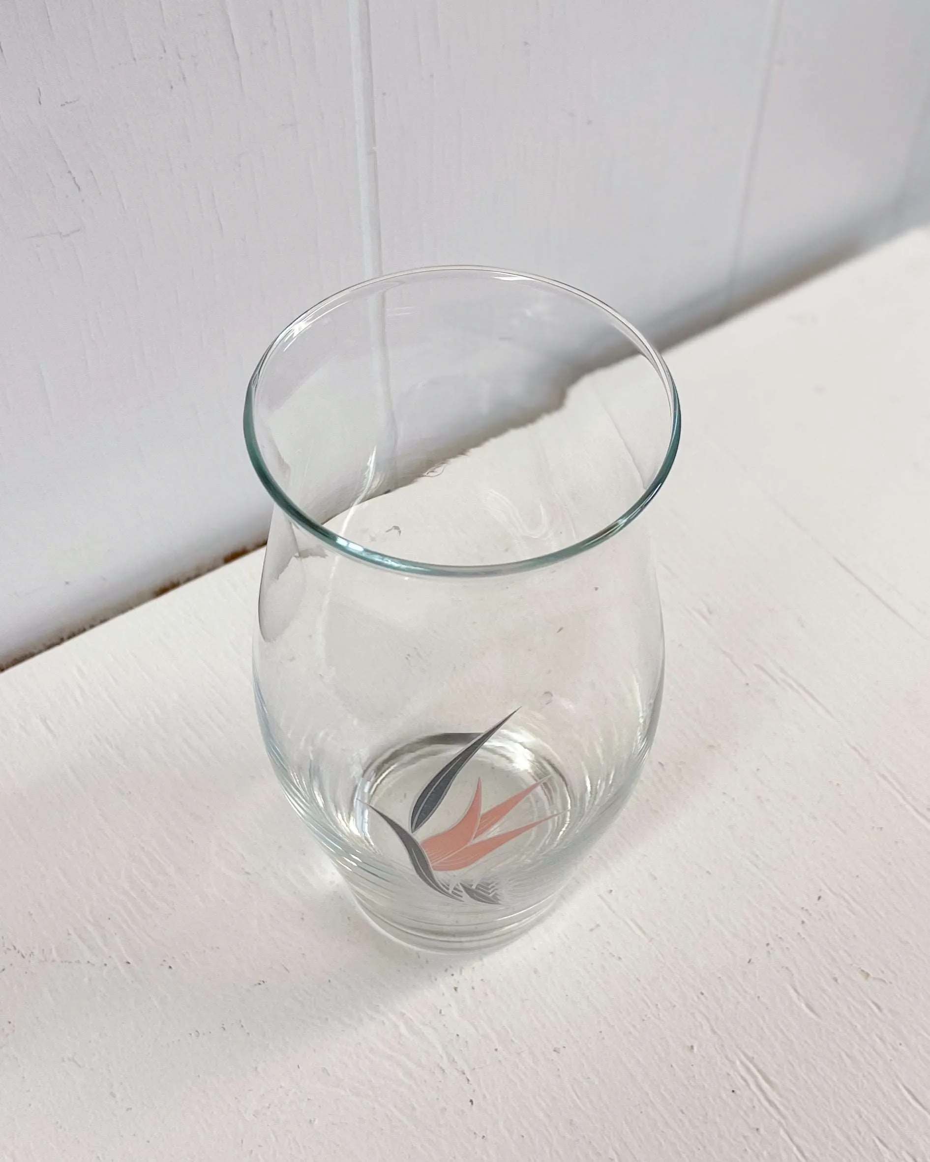 Glass Lily Vase - Pasabahce Turkey - Vintage
