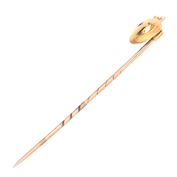 Gold Heart Tie Pin