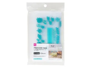 Gusseted Double Zipper Freezer Bags Sea Life 6.29in x 7.28im x 1.57in