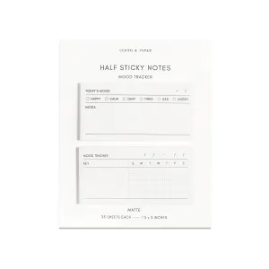 Half Sticky Notes | Mood Tracker