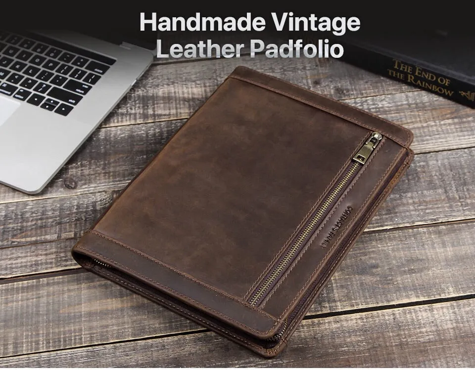 Handmade Vintage Leather Padfolio YG1185