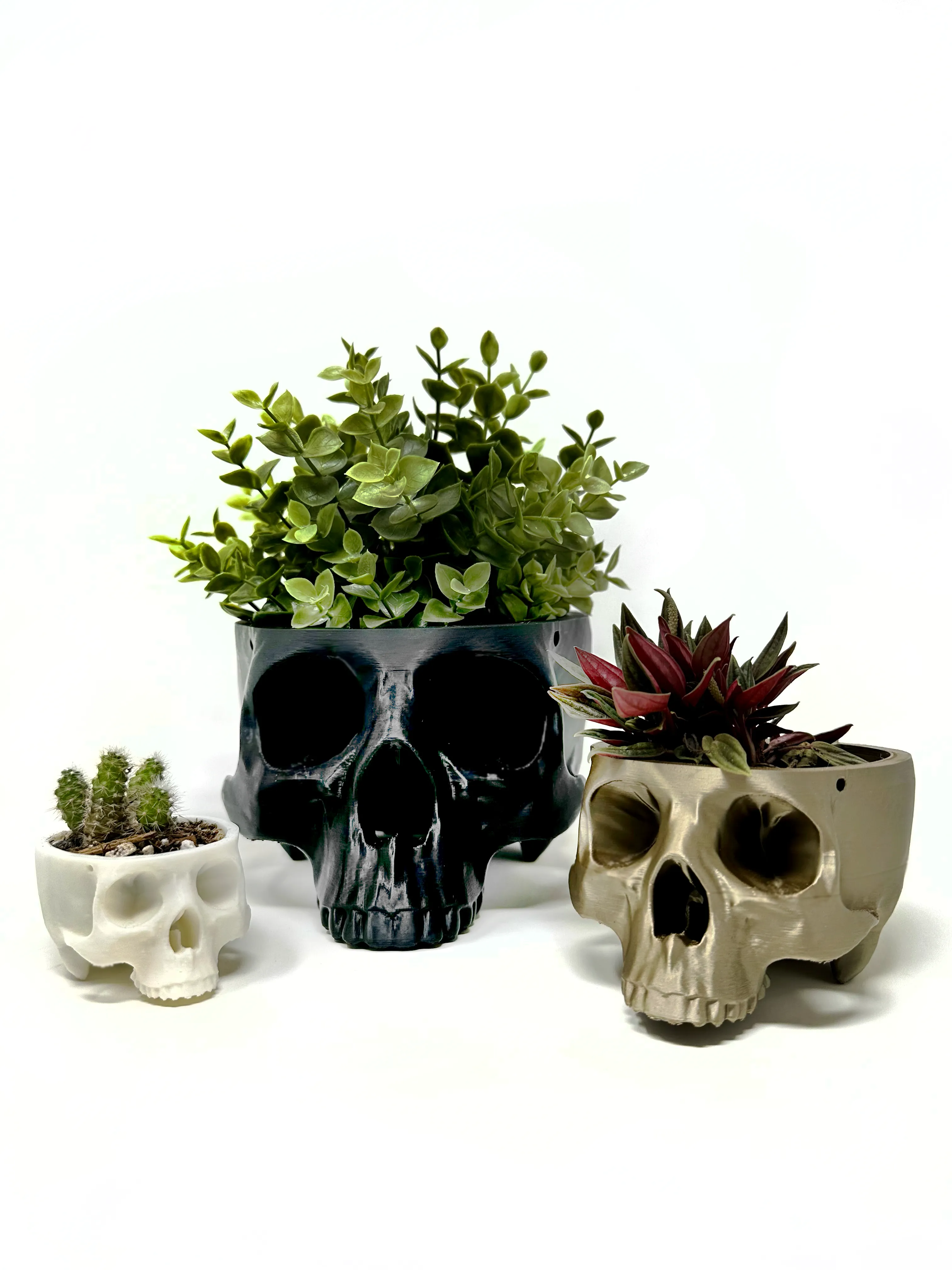 Hanging Skull Planter