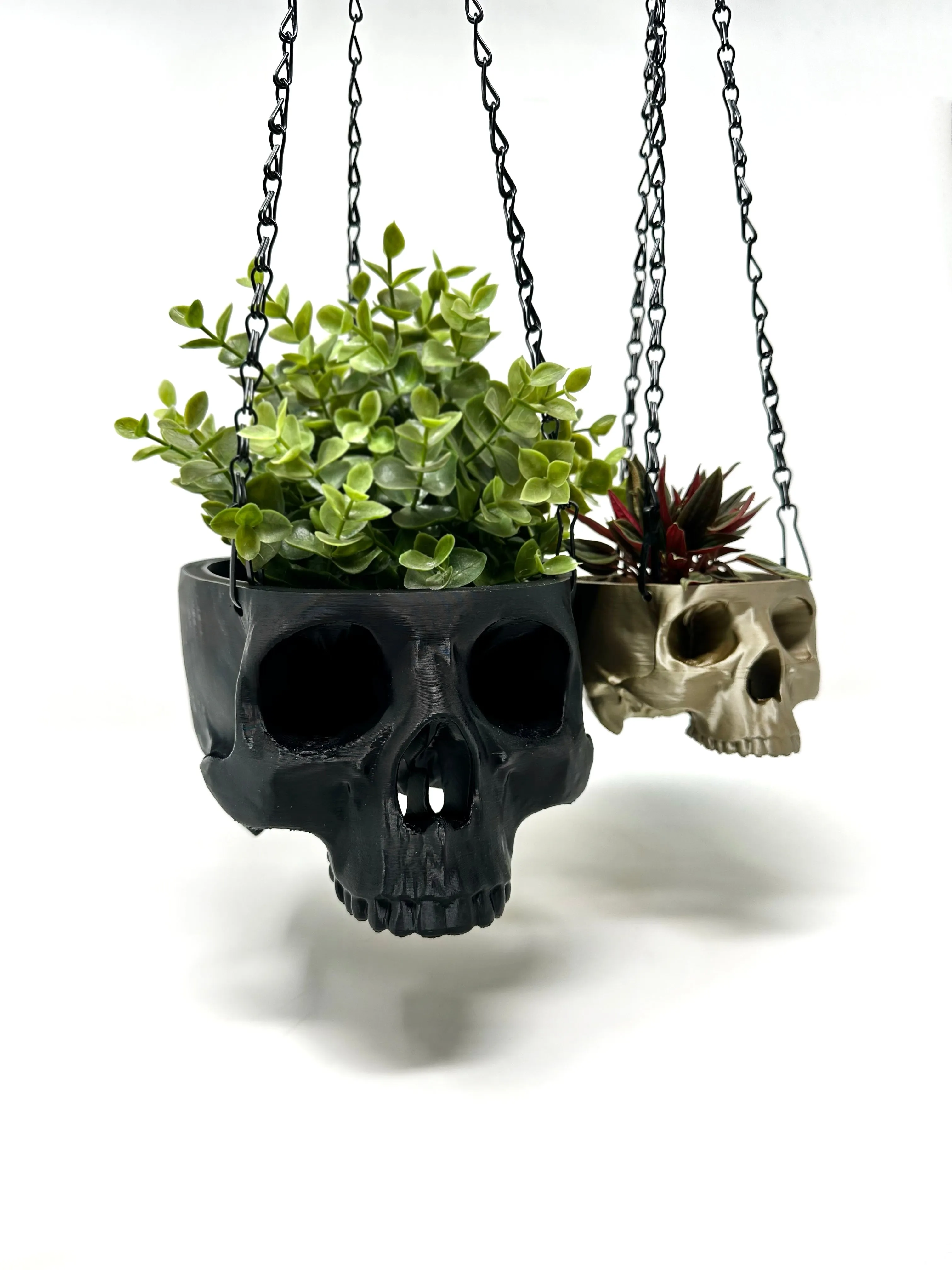 Hanging Skull Planter