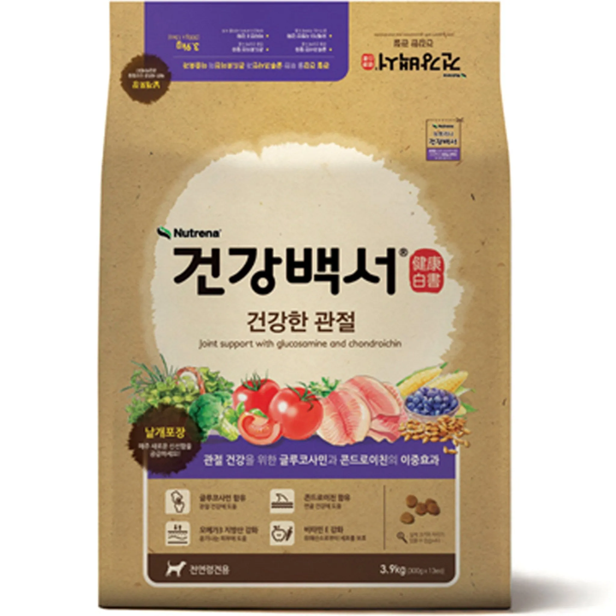 Healthy White Paper Dog All Ages Functional Food, Bone/Joint Strengthening, 3.9kg, 1 unit - 🏆 #37 - Pet Supplies - Best of December