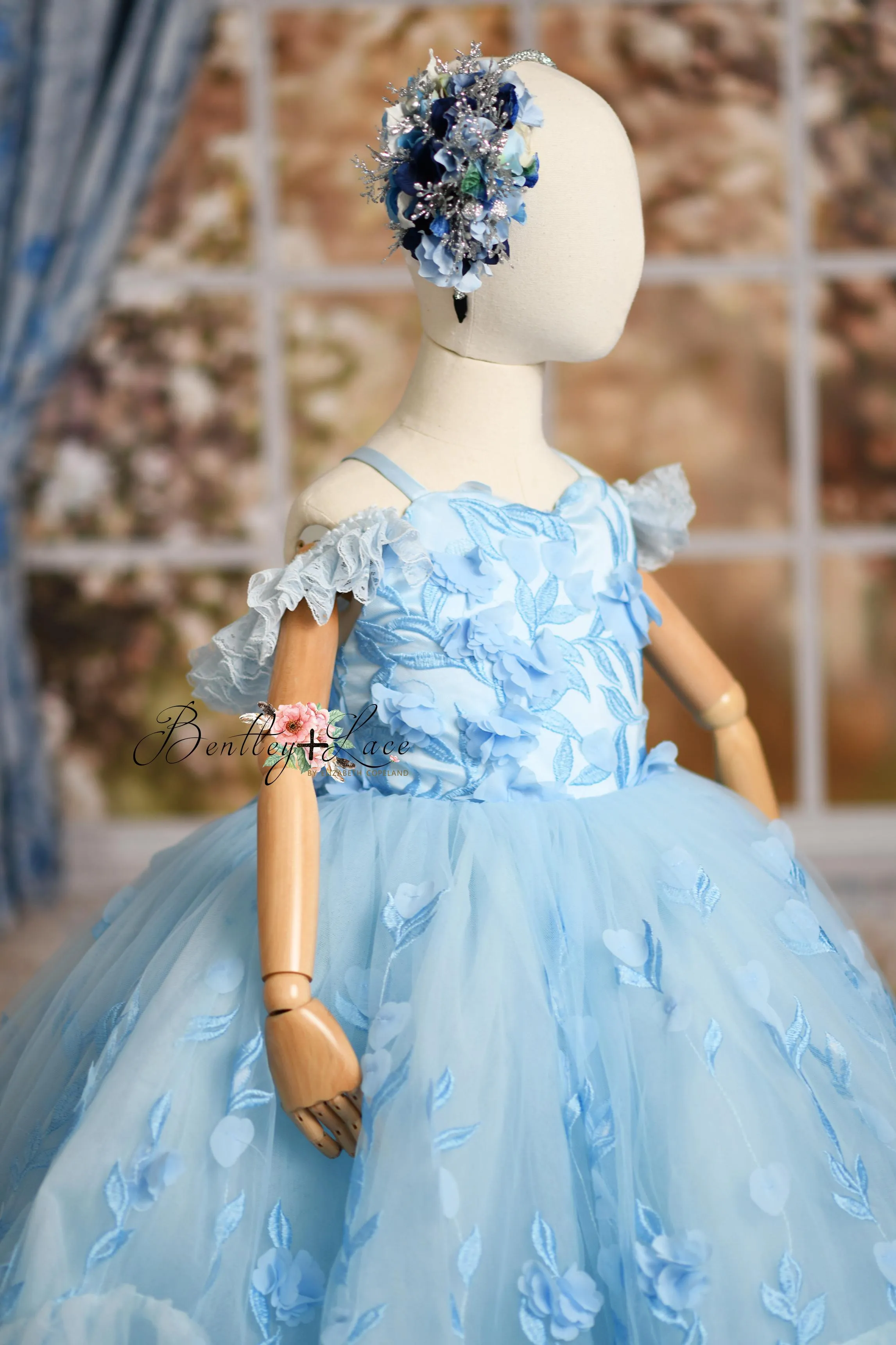 HEAVENLY GOWN- Custom fabric and color options - GORGEOUS SPECIAL OCCASION OR PHOTO SHOOT DRESS