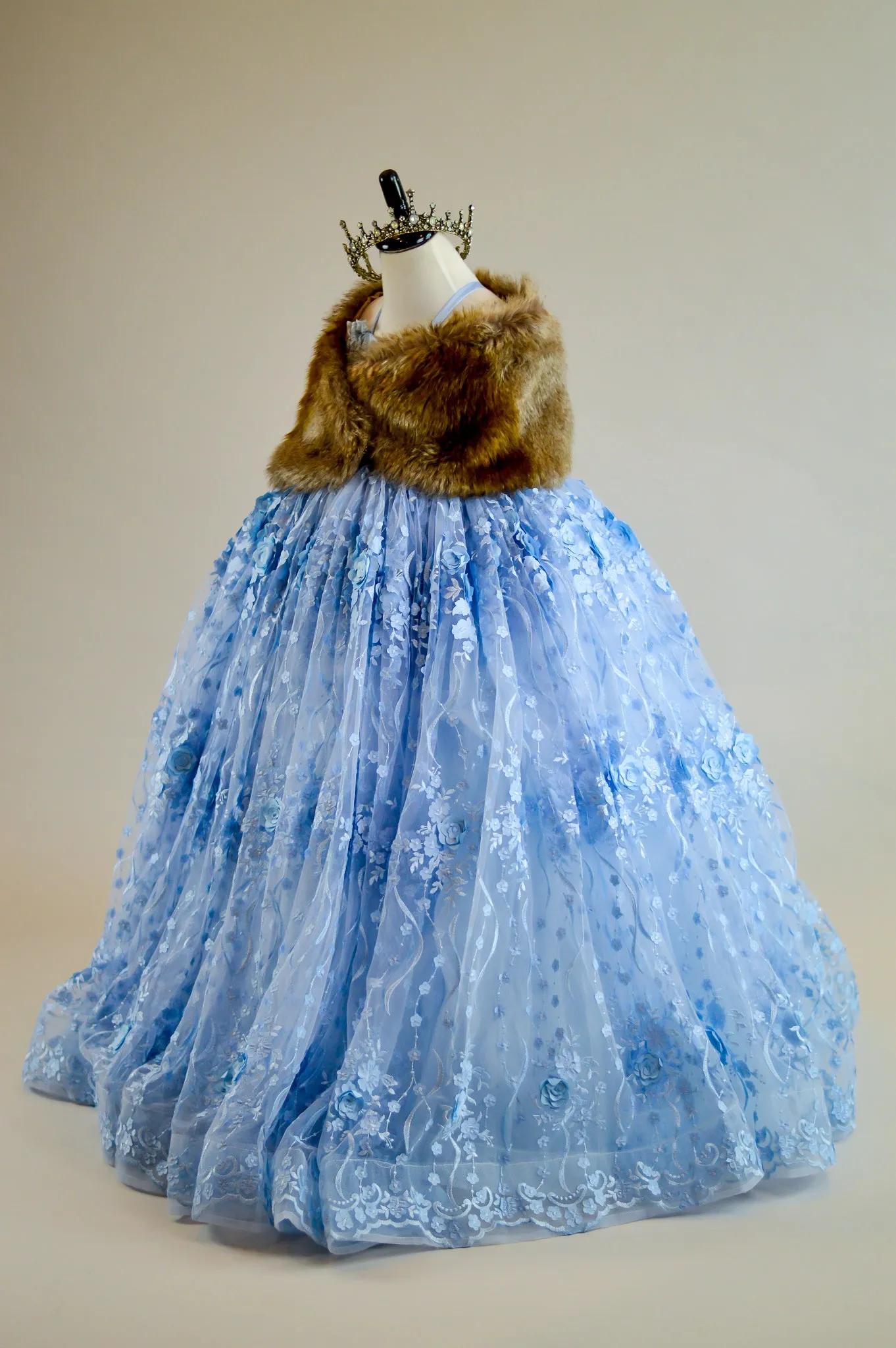 HEAVENLY GOWN- Custom fabric and color options - GORGEOUS SPECIAL OCCASION OR PHOTO SHOOT DRESS