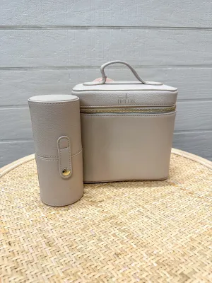 Hollis Lux Nude Cosmetic Bag