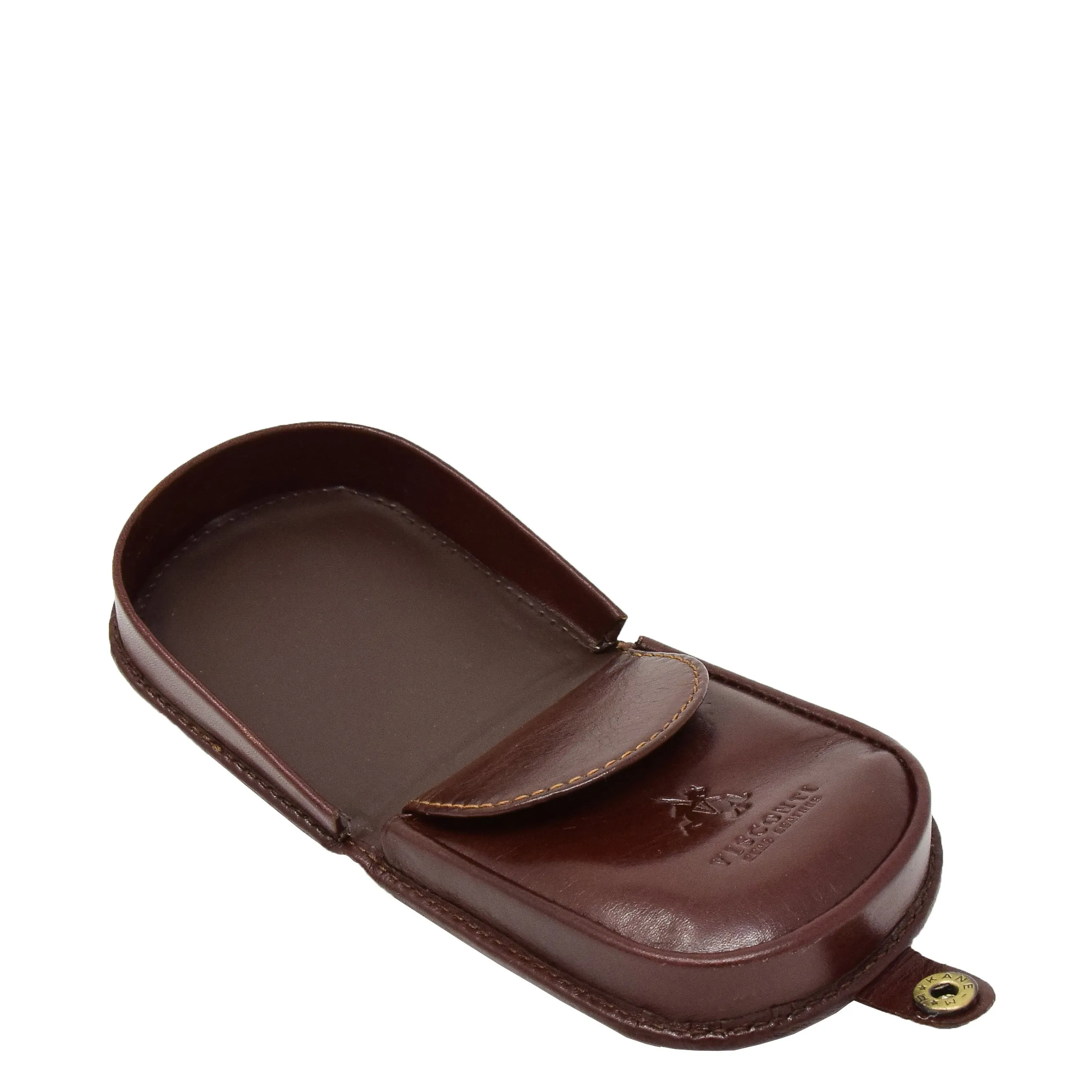Horse Shoe Luxury Leather Coins Wallet HOL5RT Brown