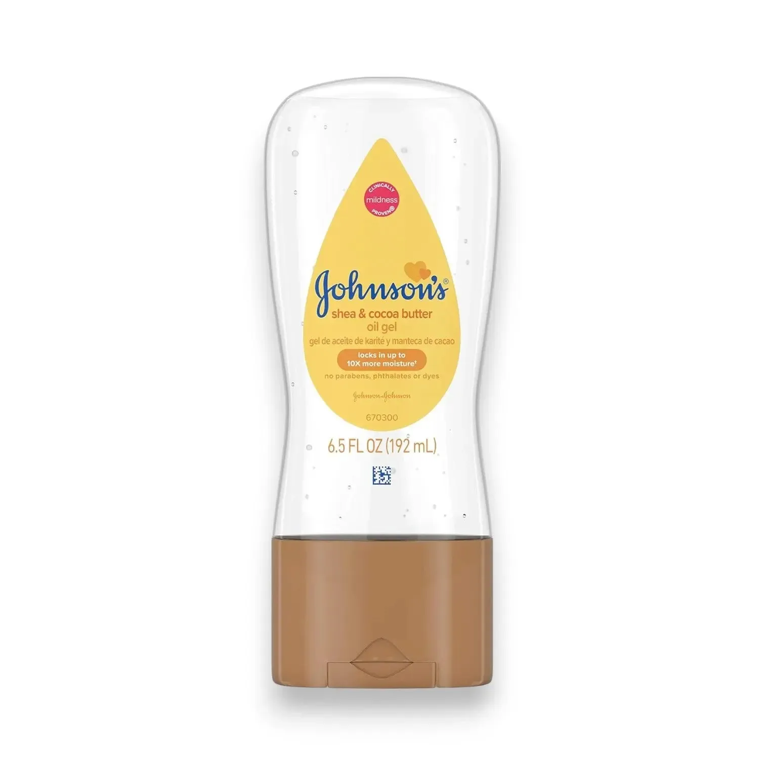 Johnsons Shea and Cocoa Butter Oil Gel 192ml