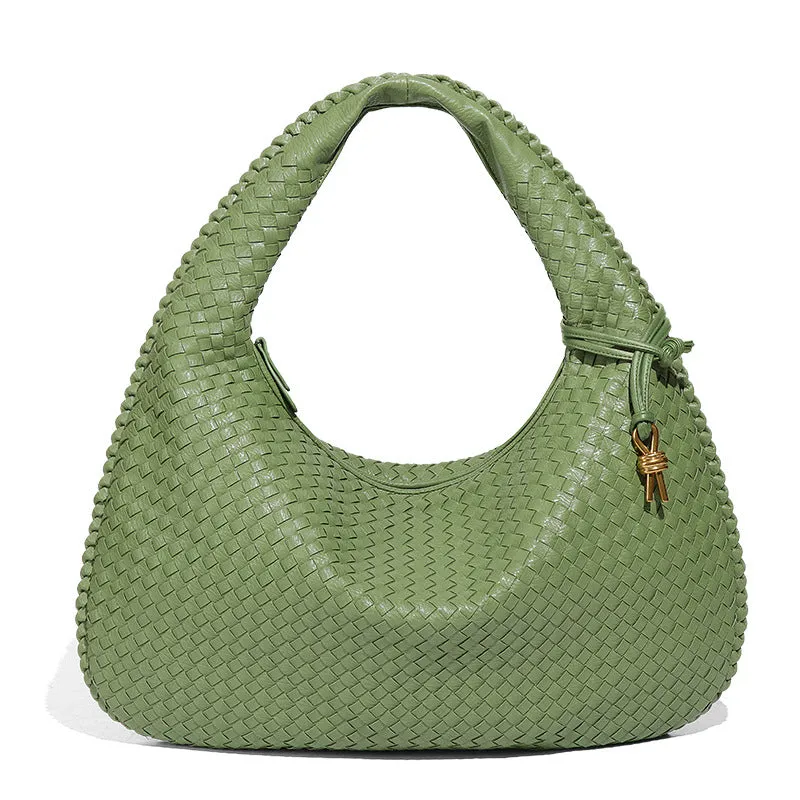 Large Capacity Basket Woven Handbag