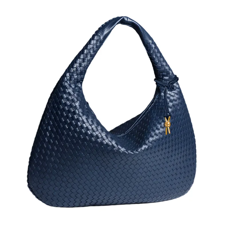Large Capacity Basket Woven Handbag