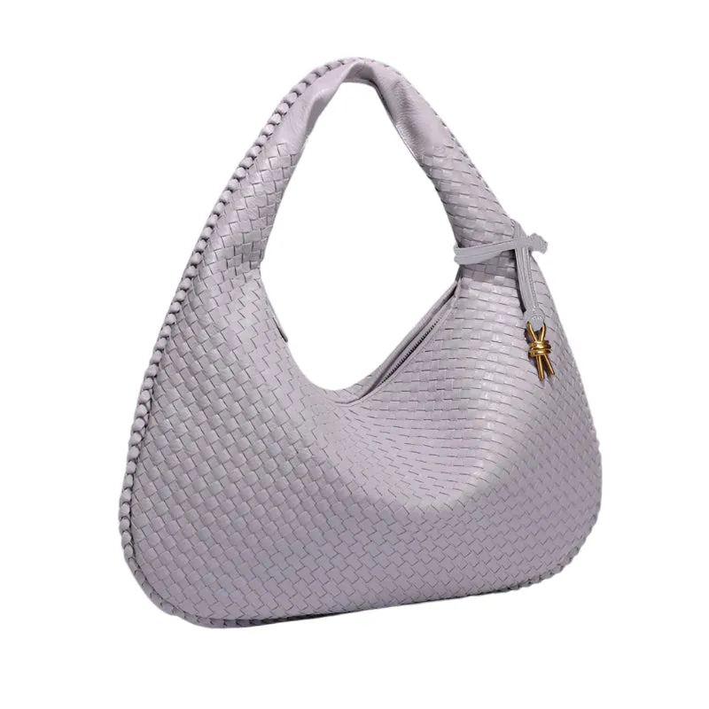 Large Capacity Basket Woven Handbag