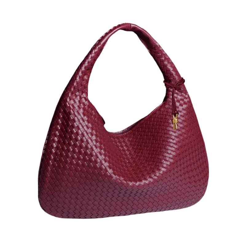 Large Capacity Basket Woven Handbag