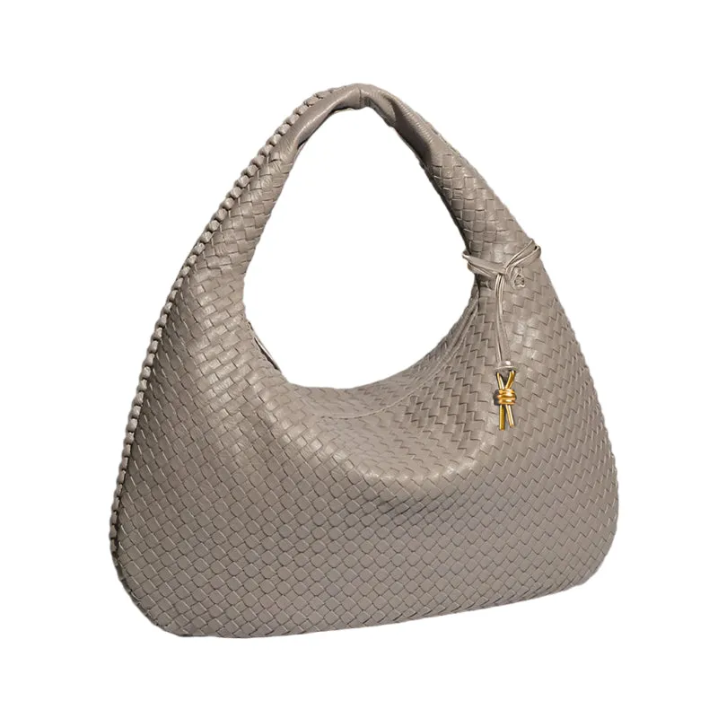 Large Capacity Basket Woven Handbag