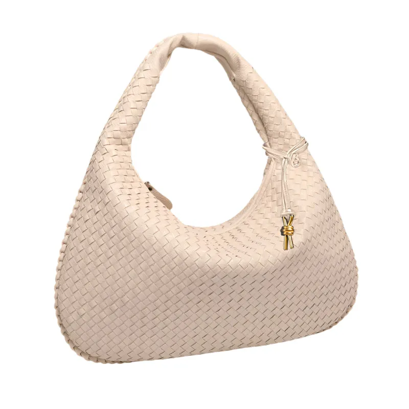 Large Capacity Basket Woven Handbag