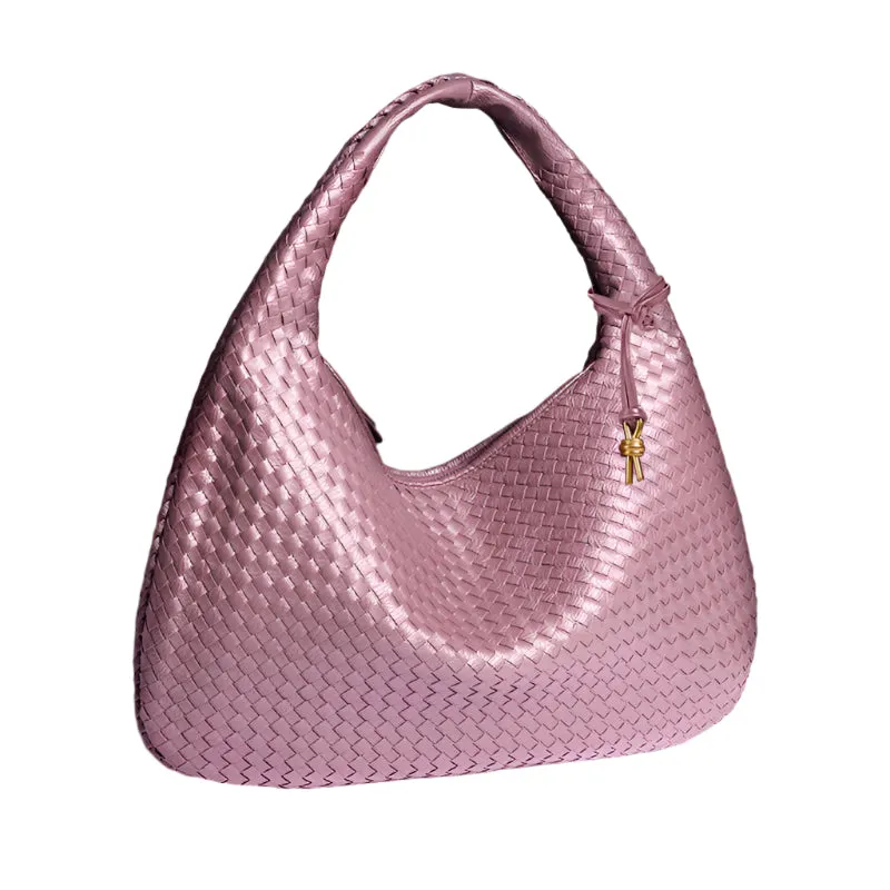 Large Capacity Basket Woven Handbag