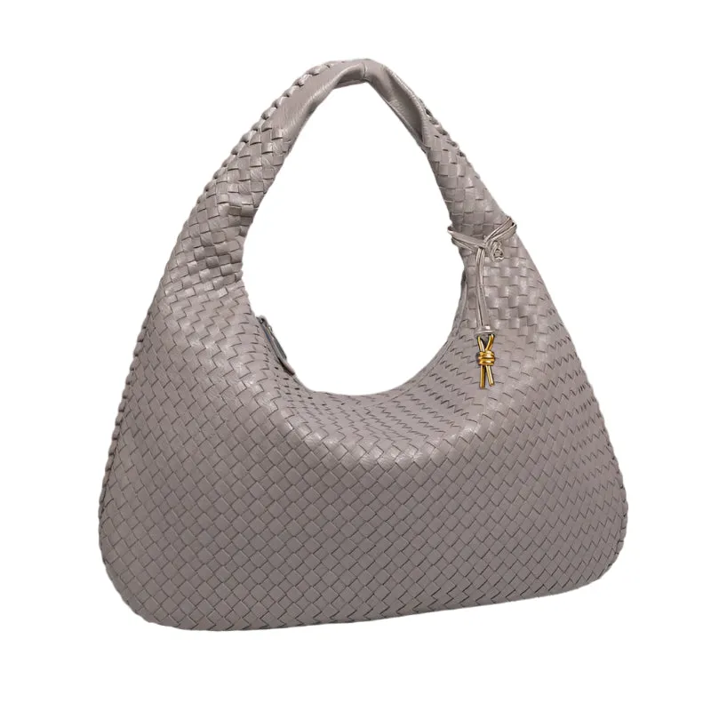 Large Capacity Basket Woven Handbag