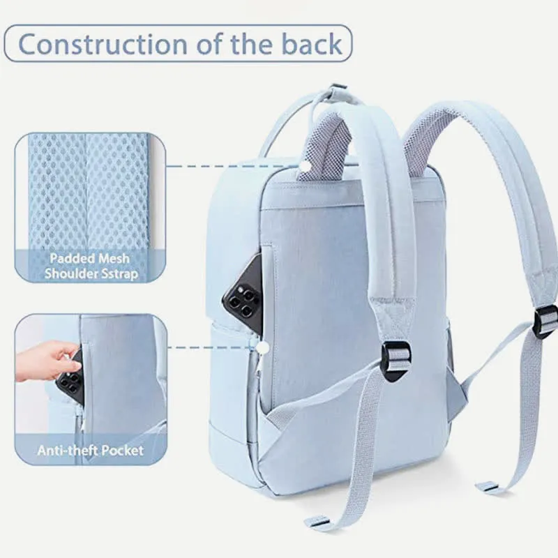 Large Capacity Laptop Backpack School Bookbag Travel Bag with Top Handle