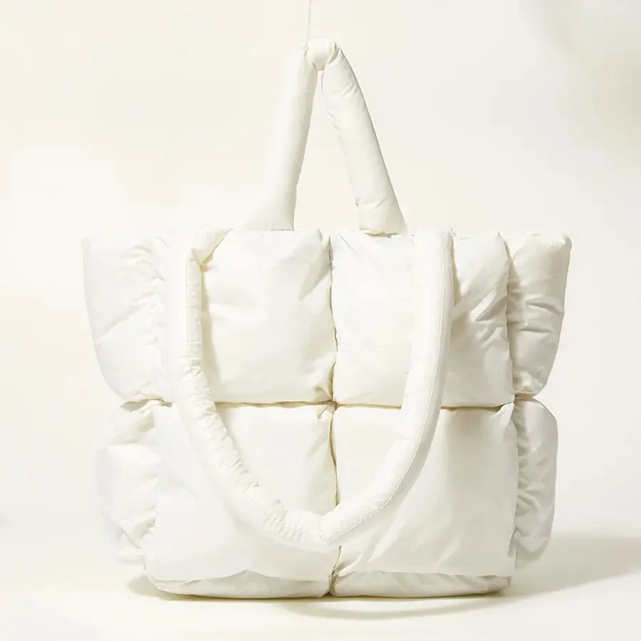 Large Tote Padded Handbag