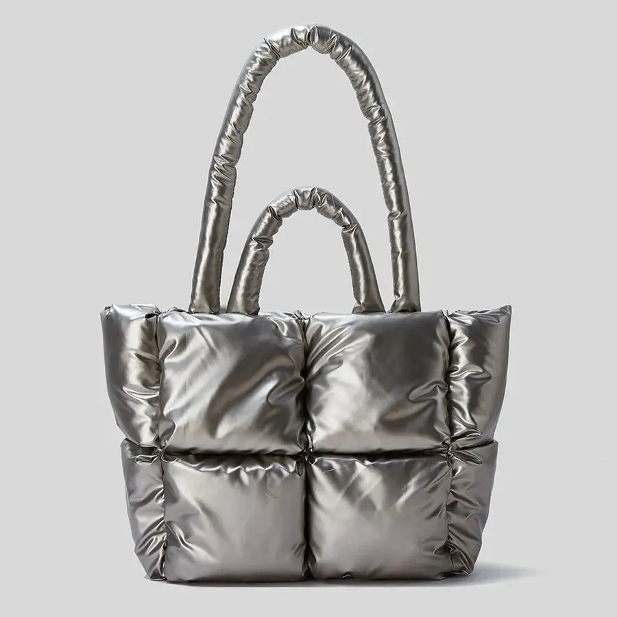 Large Tote Padded Handbag