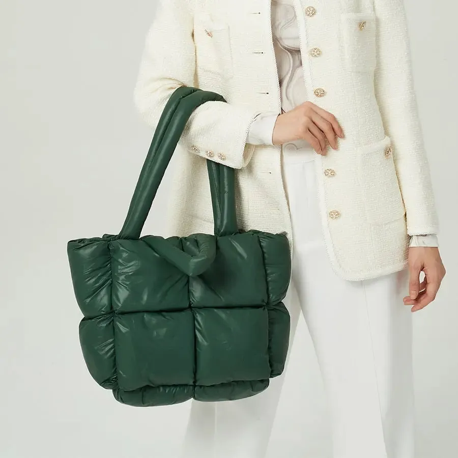 Large Tote Padded Handbag