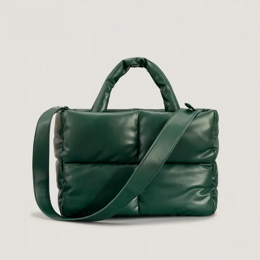 Large Tote Padded Handbag