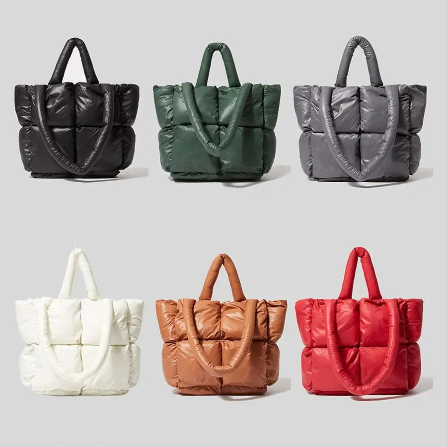 Large Tote Padded Handbag