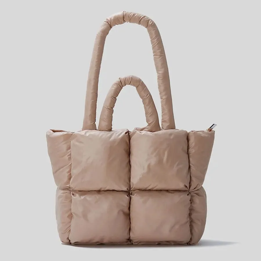 Large Tote Padded Handbag