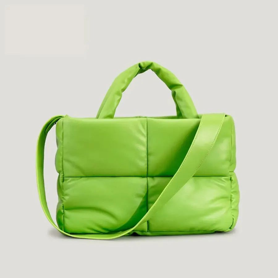 Large Tote Padded Handbag