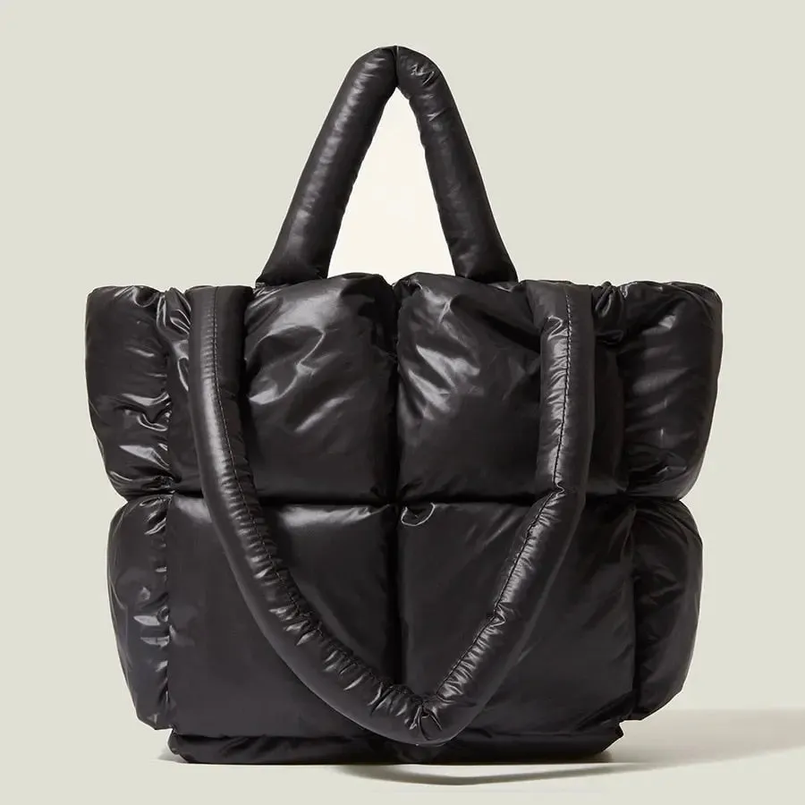 Large Tote Padded Handbag