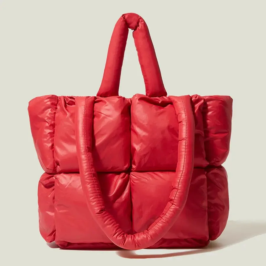 Large Tote Padded Handbag