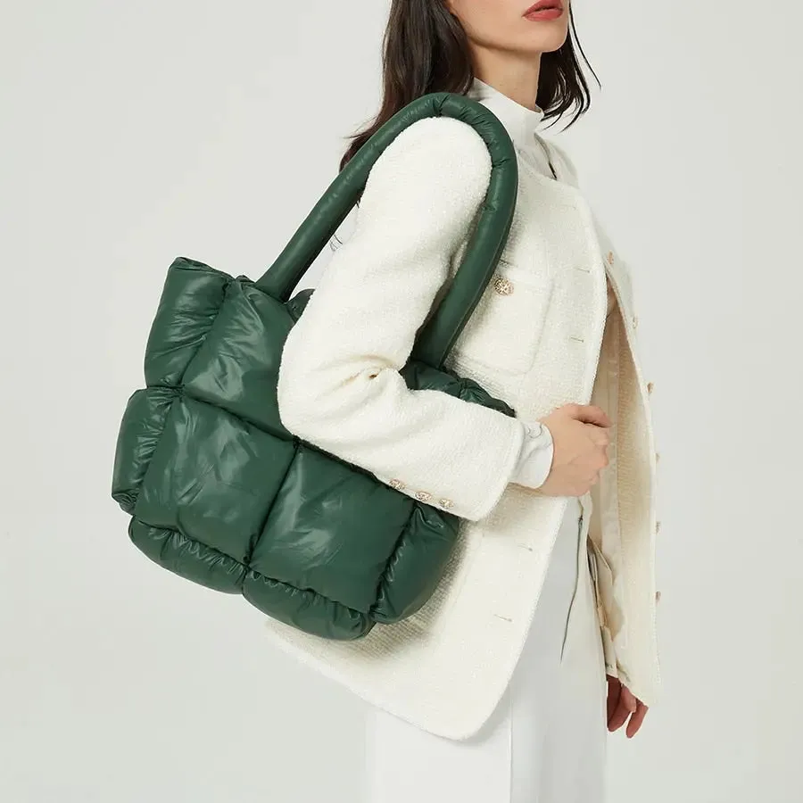 Large Tote Padded Handbag