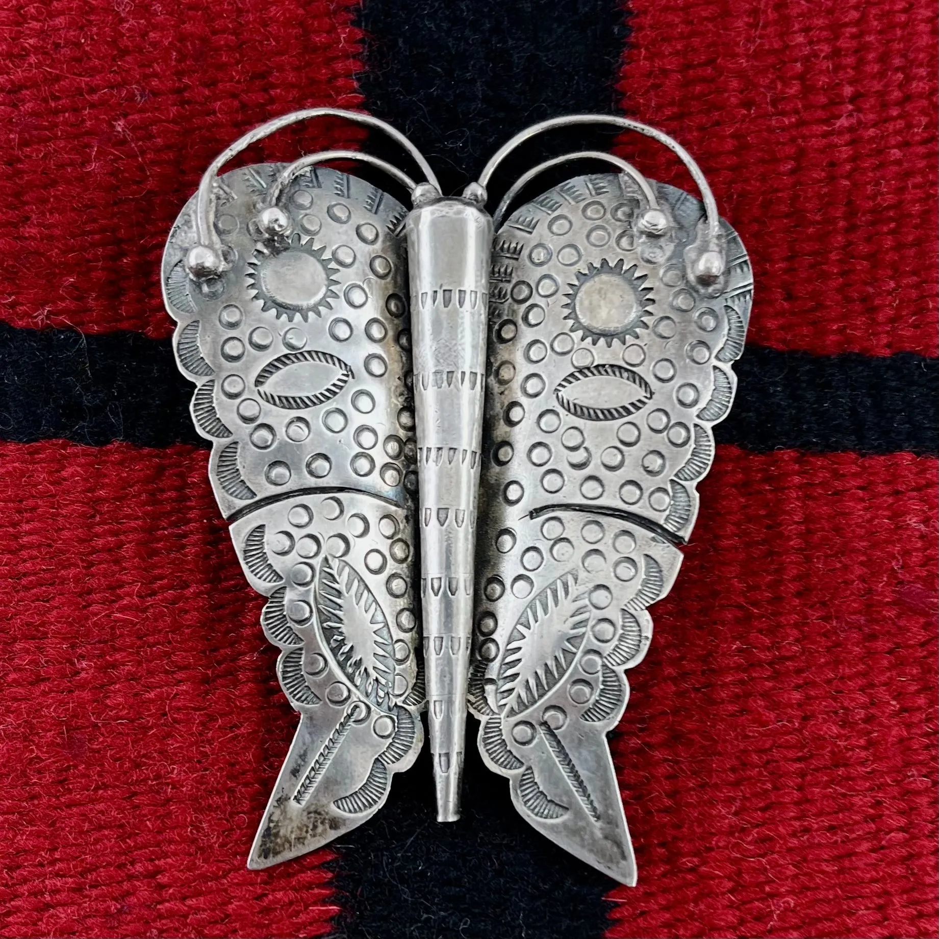Large Vintage Butterfly Pin