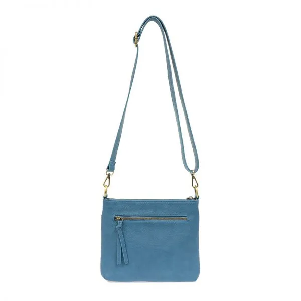 Layla Top Zip Crossbody Bag - L8105-06  -  Women's  PEACOCK