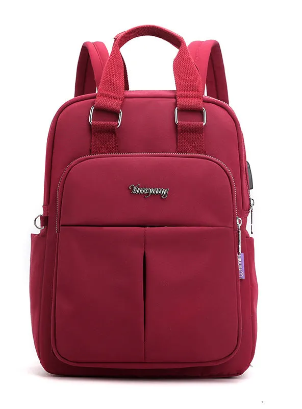 Leisure Tide lady USB Rechargeable Backpack